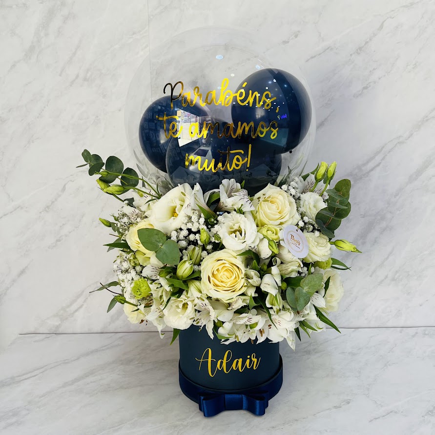 Flores com Bubble Personalizado